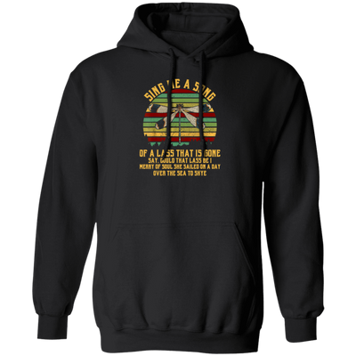 That Is Gone, Dragonfly Sing Me A Song Of A Lass Retro Pullover Hoodie