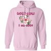 Holy Cow, I Am Cute, Cute Cow, Flower With Cow, Lovely Cow, Merry Christmas, Trendy Chrismas Pullover Hoodie