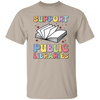 Support Public Libraries, Love Read, Groovy Bookworm Unisex T-Shirt