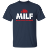 Milf, Man I Love Farming, Retro Farmer, Tractor Driver Unisex T-Shirt