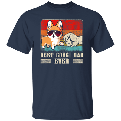 Retro Corgi, Best Corgi Dad Ever, Best Dog Dad Ever, Love Dad Unisex T-Shirt