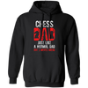 Chess Dad, Just Like A Normal Dad But 3 Moves Head Pullover Hoodie