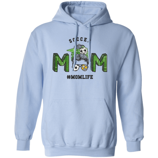 Soccer Mom, Mom Life, Messy Buns, Messy Mom Pullover Hoodie