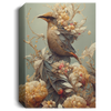 Ethereal Bohemian Waxwing Bird, Bombycilla Garrulus, Elegent Bird Canvas