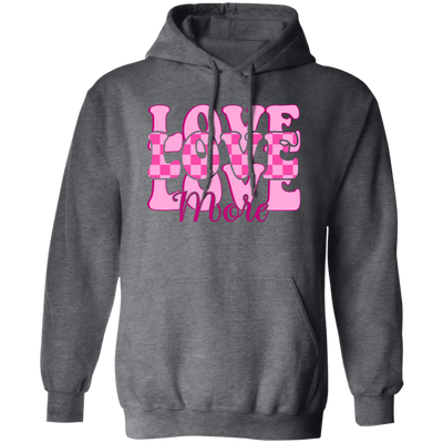 Love More, Groovy Valentine, Groovy Love, My Best Love, Valentine's Day, Trendy Valentine Pullover Hoodie