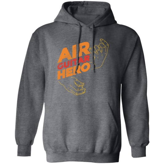 Best Guitar, Love Music, Air Guitar Hero, Love Guitar Gift Idea Pullover Hoodie