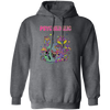 Psychedelic, Magic Mushroom, Mushroom And Skull Psycho Pullover Hoodie