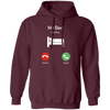 My Bed Is Calling, Love To Bed, Going To Bed, Love To Sleep Pullover Hoodie