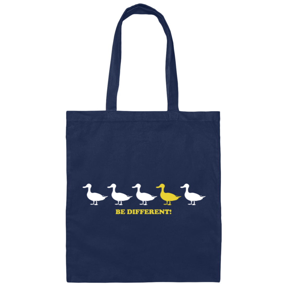 Be Different! Funny Saying Sayings Funny Gift Canvas Tote Bag