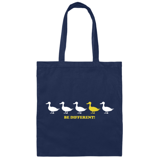 Be Different! Funny Saying Sayings Funny Gift Canvas Tote Bag