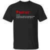 Pastor Definition, Pastor Noun, Pastor Lover, Best Pastor Unisex T-Shirt