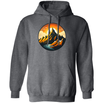 Love Moountain, Best Landscape, Love Sunset, Mountain With Sunset Pullover Hoodie