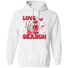 Love On, Love Season, Turn On The Love, Turn On Valentine Pullover Hoodie