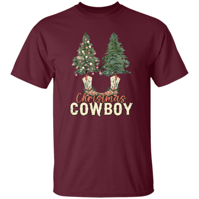 Christmas Tree, Christmas Cowboy, Cowboy, Merry Christmas Unisex T-Shirt