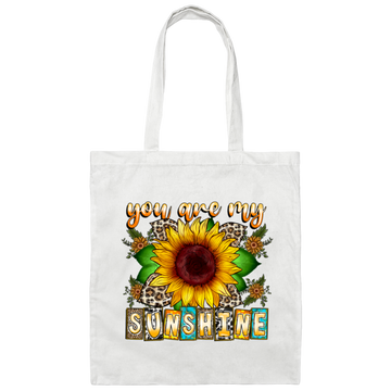 Love Sunflower You Are My Sunshine My Love Canvas Tote Bag