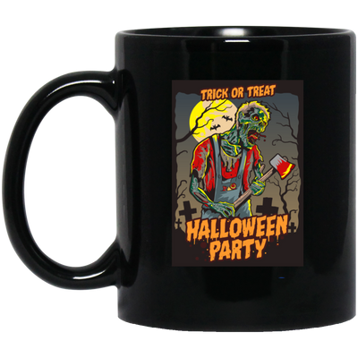 Trick Or Treat, Halloween Party, Halloween Holiday Black Mug