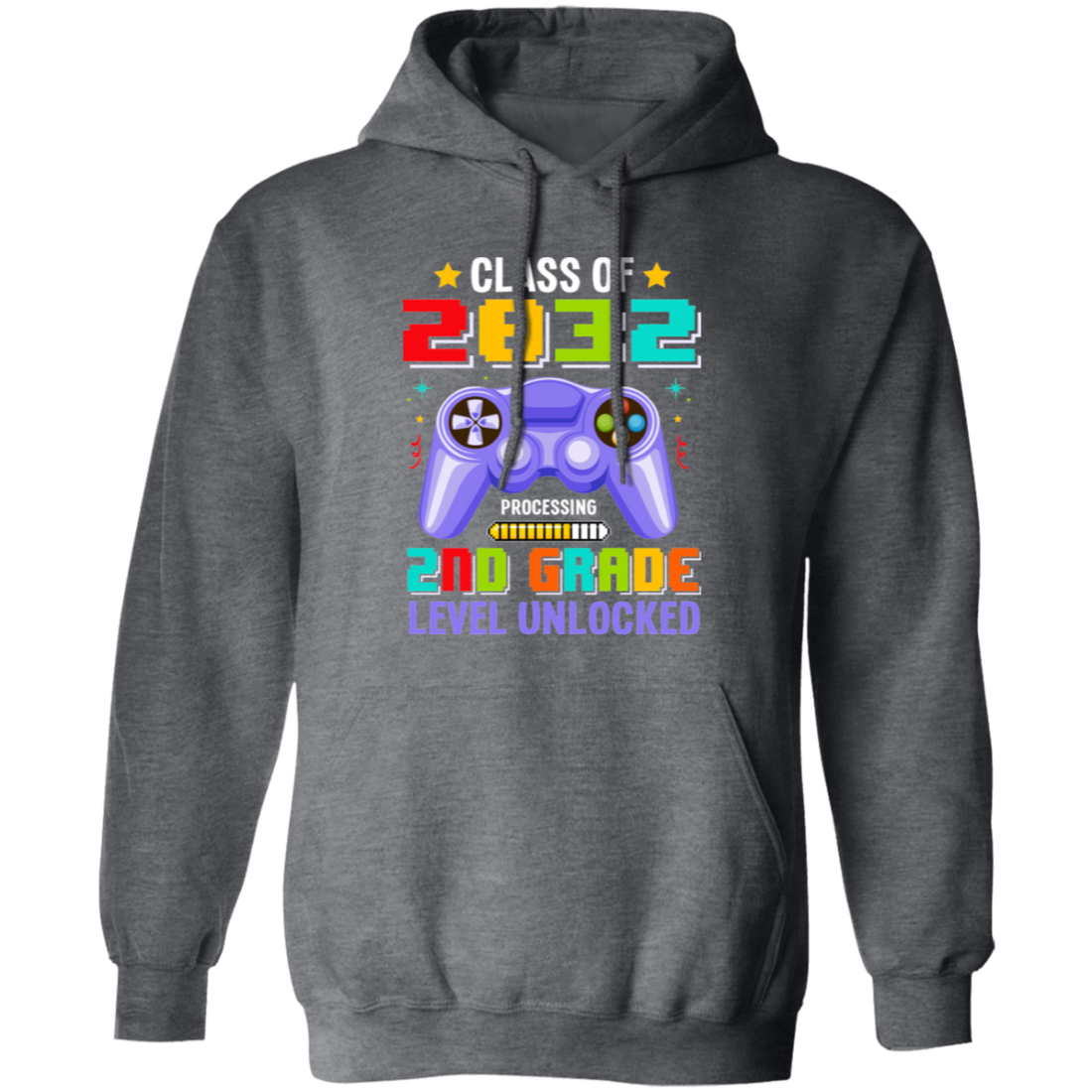 Class Of 2023, Processing 2nd Grade Level Unlocked Pullover Hoodie