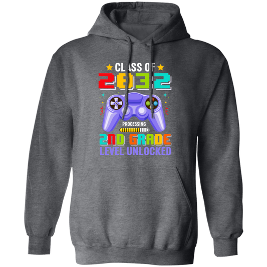 Class Of 2023, Processing 2nd Grade Level Unlocked Pullover Hoodie