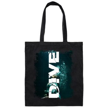 Cool Design Diver, Diving Scuba Sea, Scuba Diving, Diving Lover, Swimmer Gift Canvas Tote Bag
