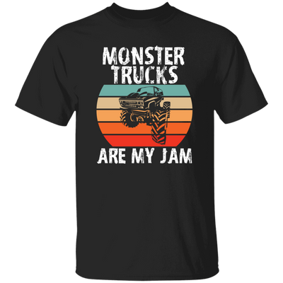 Monster Trucks Are My Jam, Truck Lover, Best Truck, Retro Truck Gift Unisex T-Shirt