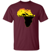 Animal In Africa, Love Animal, Love Africa, Africa Shape Unisex T-Shirt
