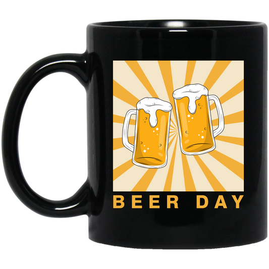 Beer Day, Best Beer Ever, Retro Beer, Beer Vintage Black Mug