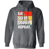 Eat Sleep Scout Repeat, Retro Scout, Scout Camping Pullover Hoodie