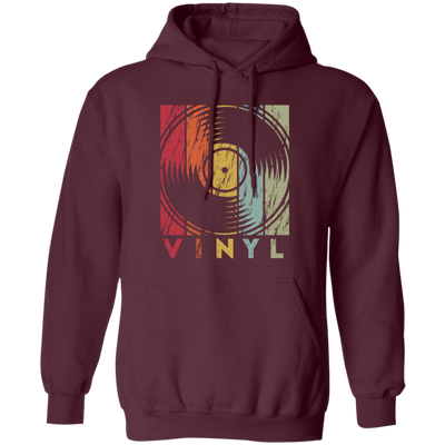 Used Look Vinyl Record Vinyl Retro Old School Music Perfect Gift Pullover Hoodie