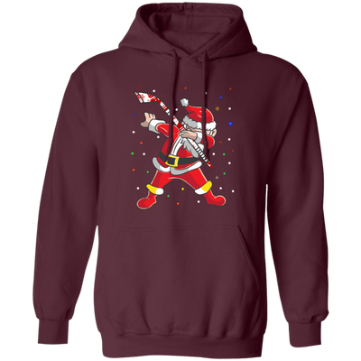 Dabbing Santa, Santa Claus, Sant Play Hockey, Merry Christmas, Trendy Christmas Pullover Hoodie