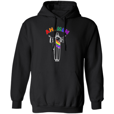 Jesus And LGBT, Ah Men, Funny Jesus, Gay Gift, Best For Gay Pullover Hoodie