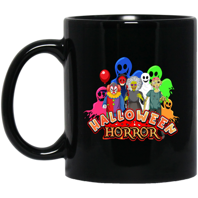 Halloween Horror, Ghosts In Halloween Party Black Mug