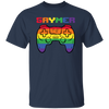 Gaymer Rainbow, Gamer Love Gift, Gaming LGBT Design, Best Gaymer Unisex T-Shirt