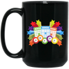 Win Bingo Game, Loud Yelling, Love Lucky Game Black Mug