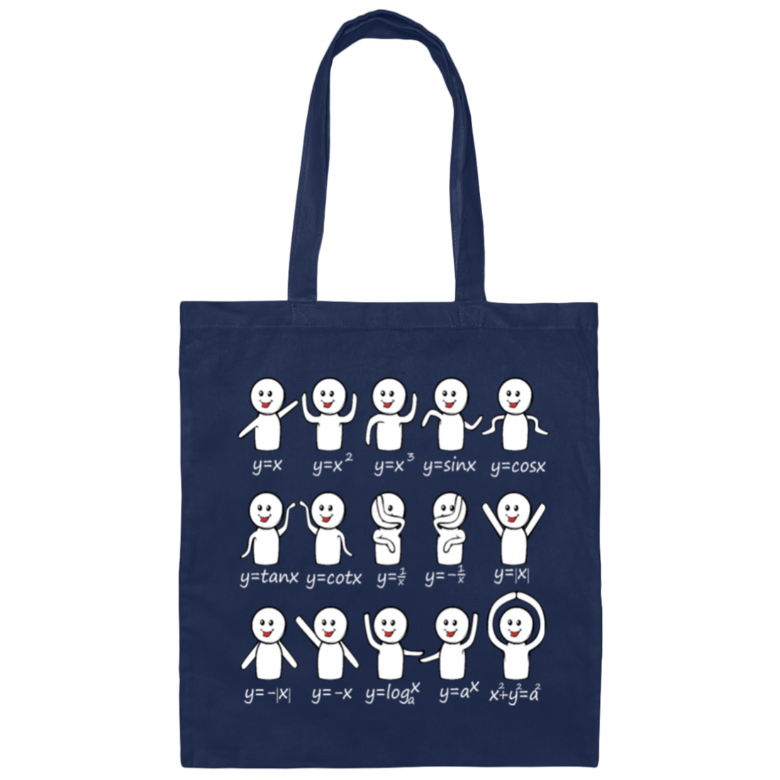 Funny Algebra Dance, Diagram Math Equation Mathemat Canvas Tote Bag