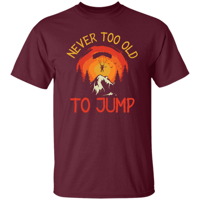 Never Too Old To Jump, Just Jump, Retro Jump Game Unisex T-Shirt