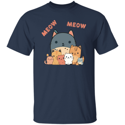 Cute Meow, Cat Lover, Cute Cat, Bundle Of Kitten, Cat Family Unisex T-Shirt