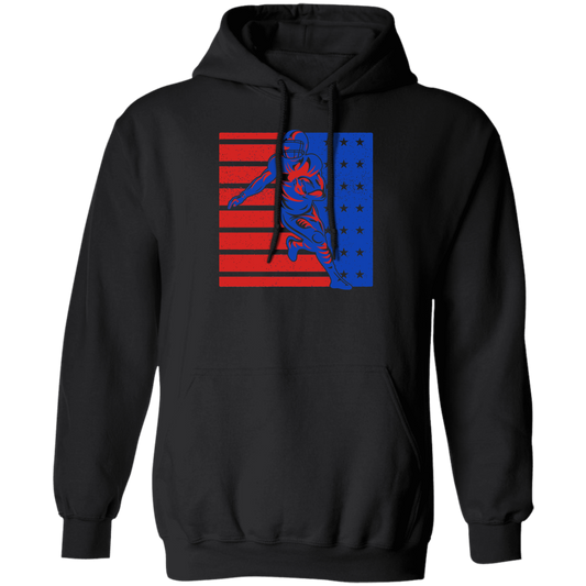 Fooball Player, American Sport, Best Of Football In America Pullover Hoodie