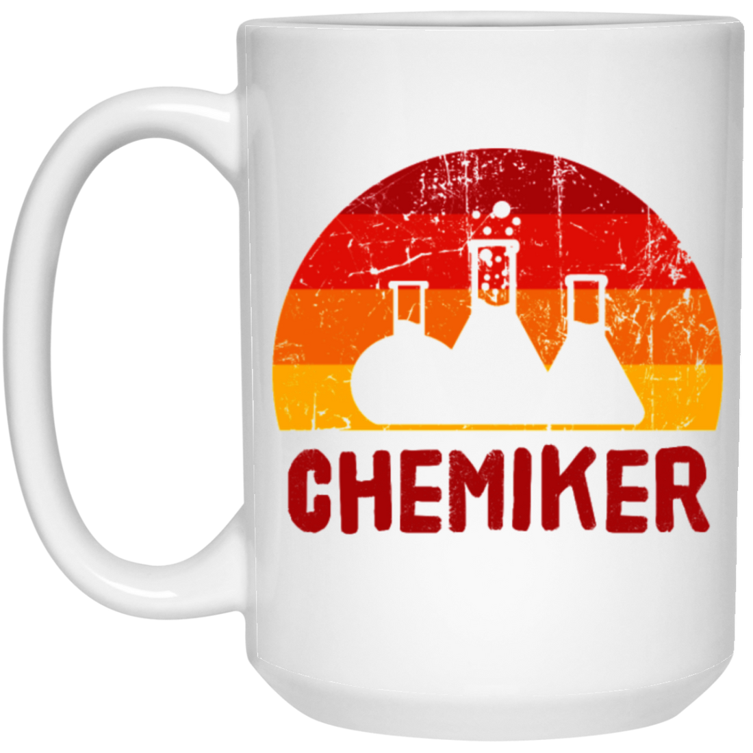Chemistry Best Gift, Chemistry Science, Chemiker Gift, Retro Chemistry White Mug