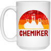 Chemistry Best Gift, Chemistry Science, Chemiker Gift, Retro Chemistry White Mug