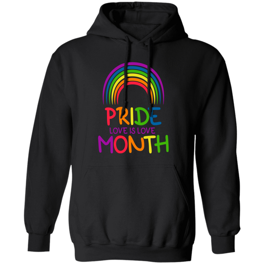 LGBT Gift, Pride Month, Love Is Love, LGBT Rainbow Pullover Hoodie