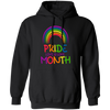 LGBT Gift, Pride Month, Love Is Love, LGBT Rainbow Pullover Hoodie