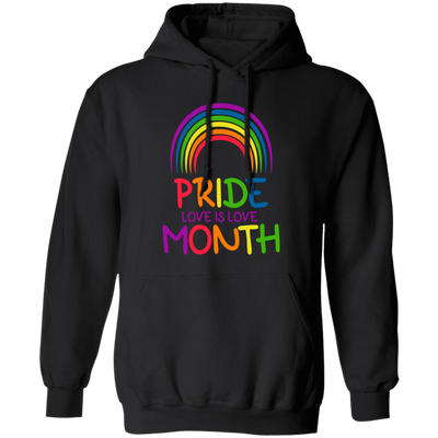 LGBT Gift, Pride Month, Love Is Love, LGBT Rainbow Pullover Hoodie