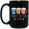 Party In The USA, American Party, American Beer Black Mug