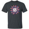 American Baseball, Sunflower Baseball, Leopard Sunflower-2 Unisex T-Shirt