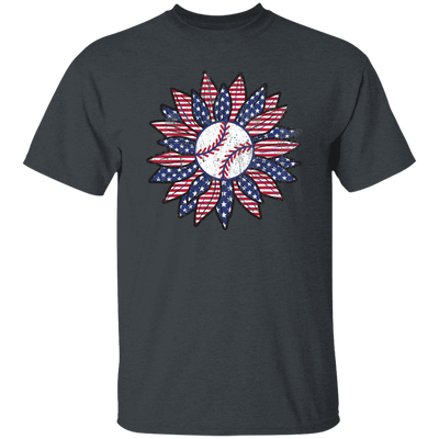 American Baseball, Sunflower Baseball, Leopard Sunflower-2 Unisex T-Shirt