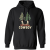 Christmas Tree, Christmas Cowboy, Cowboy, Merry Christmas Pullover Hoodie