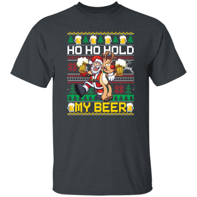 Santa Drinking Beer, Ho Ho Hold, Love Beer, Santa Really Love Beer Unisex T-Shirt