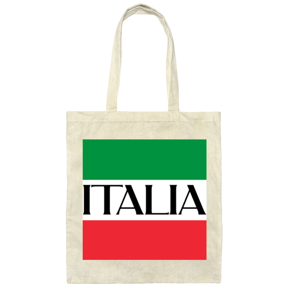 Italian Pride, Italia Flag, Italia Trip, Italy Souvenir Canvas Tote Bag