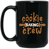 Cookie Baking Crew, Merry Christmas, Trendy Christmas, Xmas Cookie Black Mug