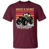 Harvest Is The Most Wondeful Time Of Year, Retro Farmer Unisex T-Shirt